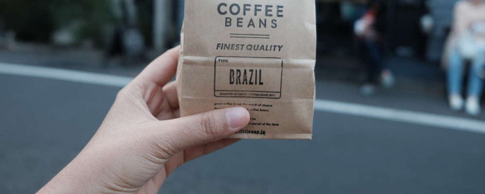 Coffee Sample in a Small Bag