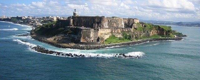 View of San Juan bay Puerto Rico