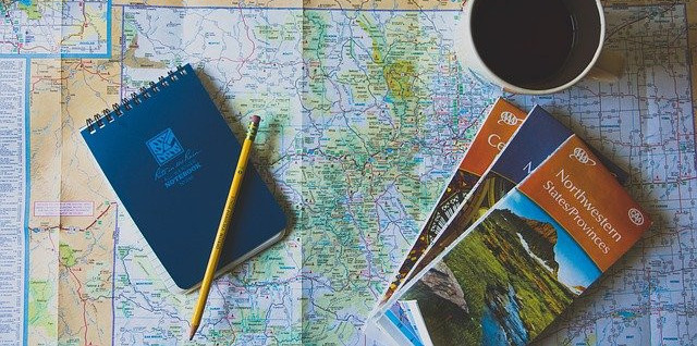 world coffee travel destinations on a map